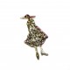 Brooch 80х42 mm (6835)