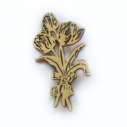 Brooch 70х35 mm (6849)