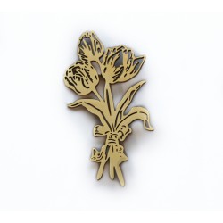 Brooch 70х35 mm (6849)