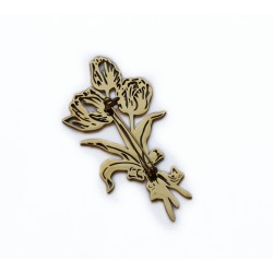  BROOCH. BOUQUET OF FLOWERS  (6849)