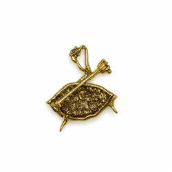 Brooch 46х38 mm (6881)