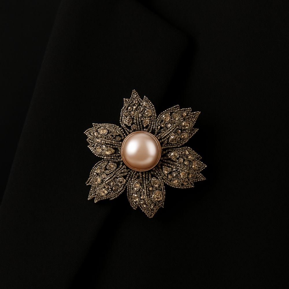 Brooch flower (6890)