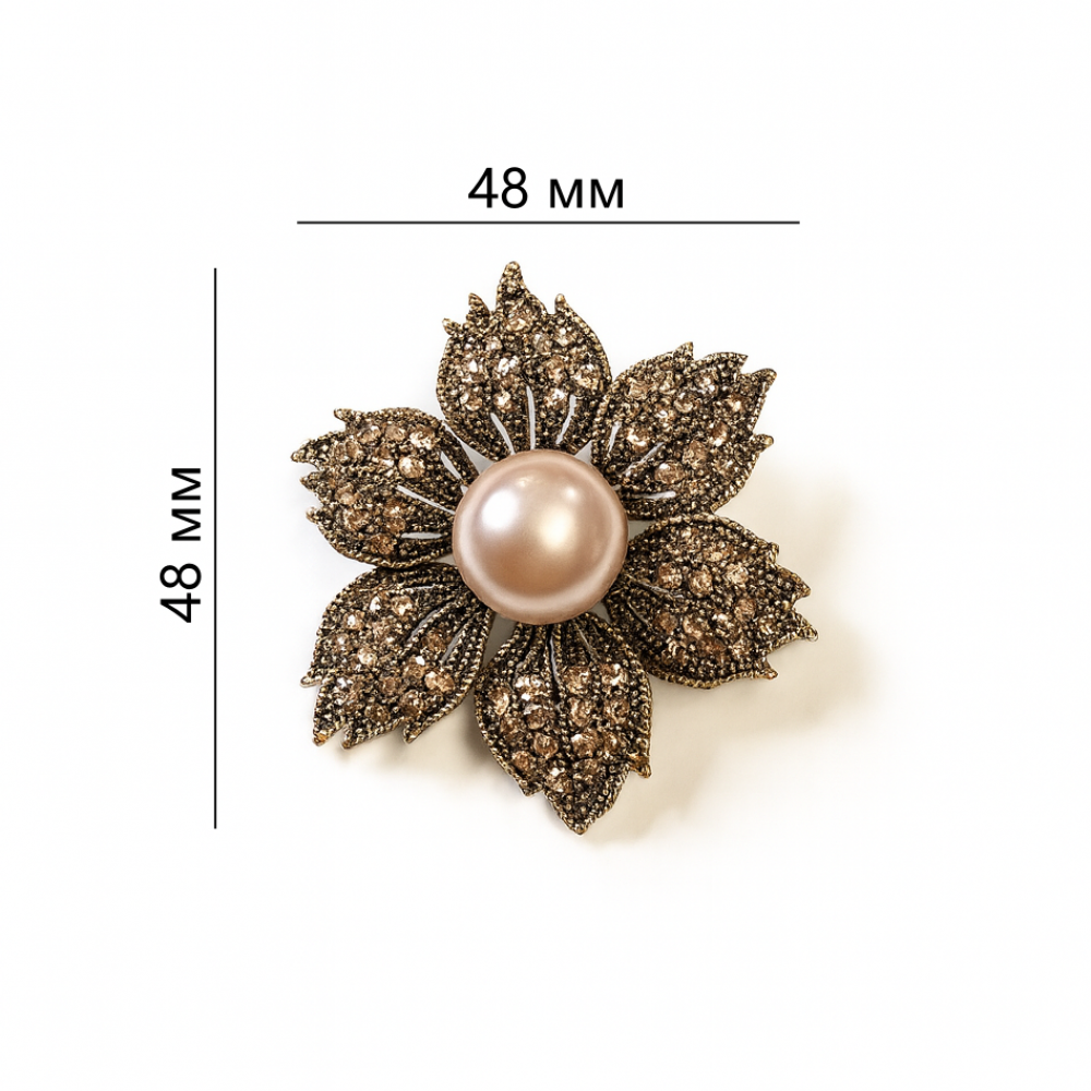 Brooch flower (6890)