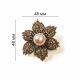Brooch flower (6890)