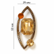 Brooch with yellow stone (6898)