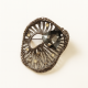 Brooch with black stone (6904)