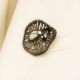 Brooch with black stone (6904)