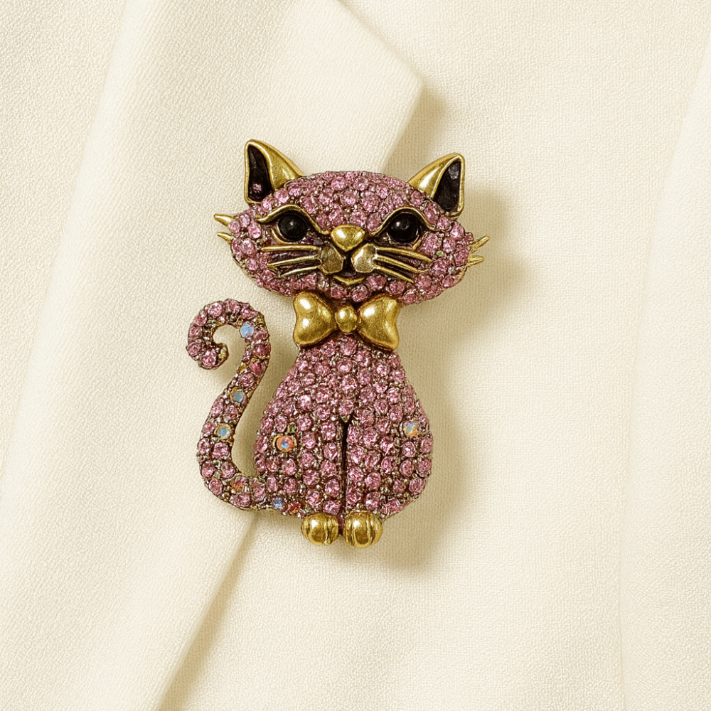 Brooch cat (6911)