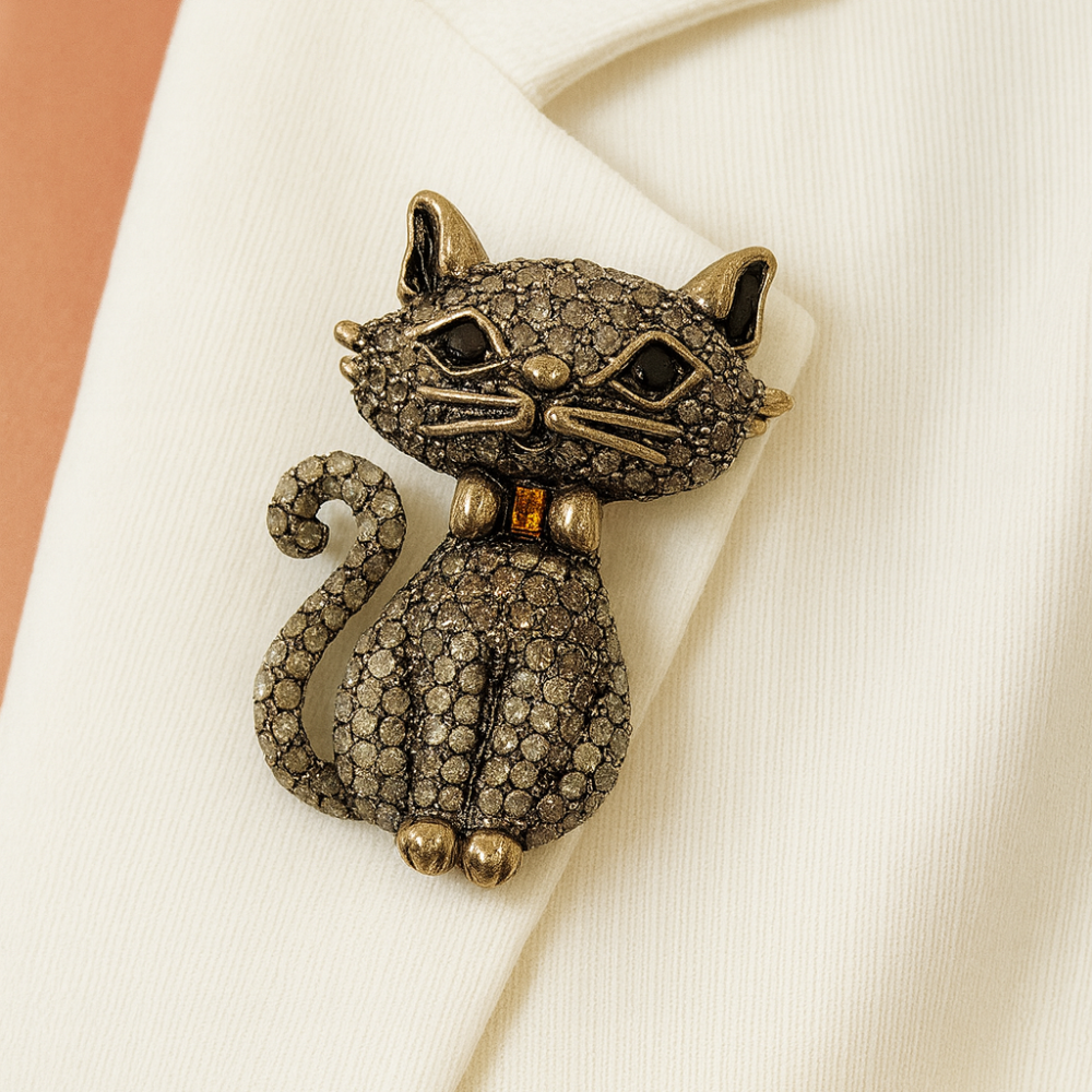 Brooch cat (6912)