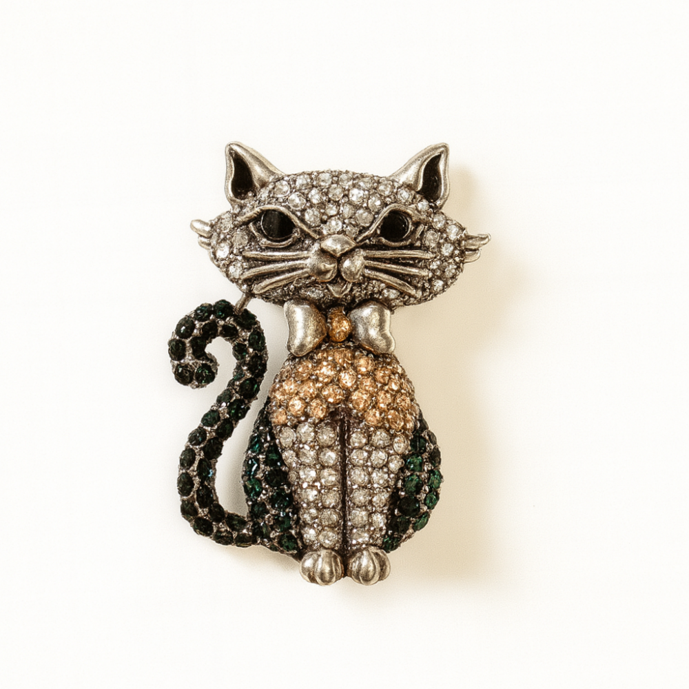 Brooch cat (6913)