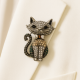 Brooch cat (6913)
