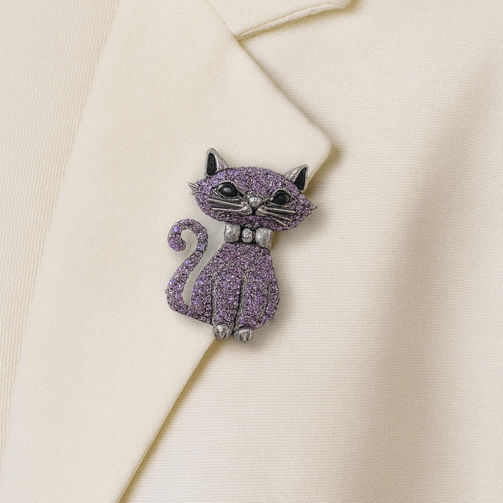 Brooch cat (6914)