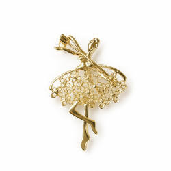 Brooch ballerina (6923)