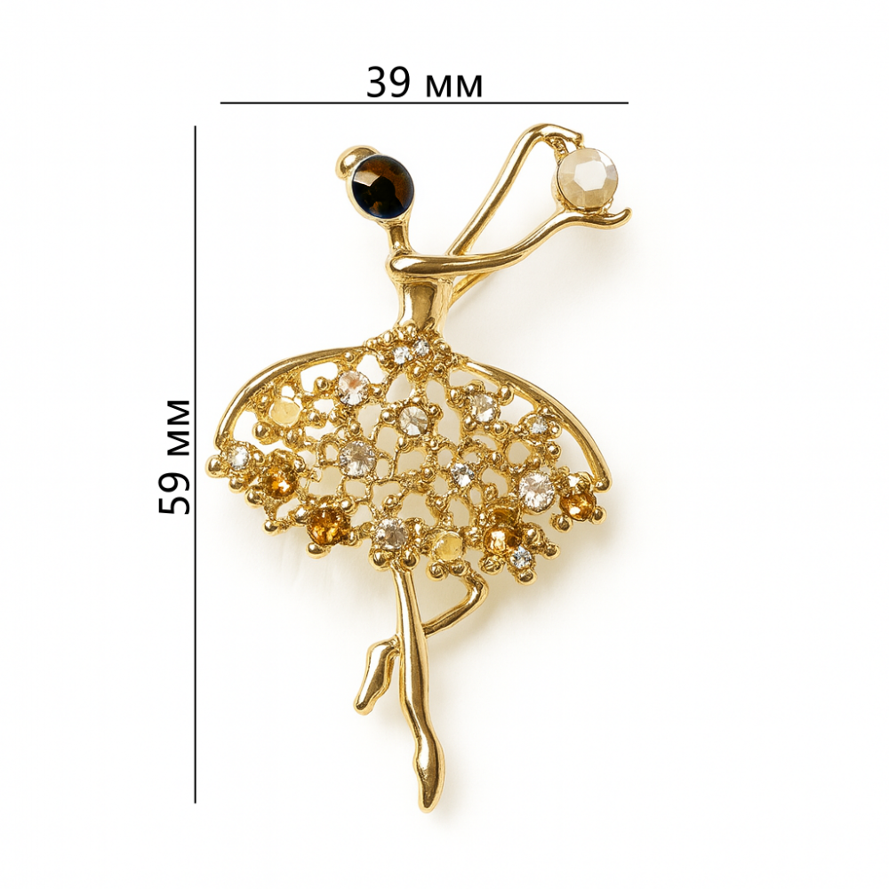 Brooch ballerina (6924)