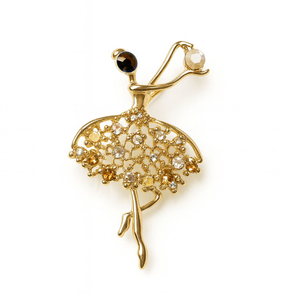 Brooch ballerina (6924)