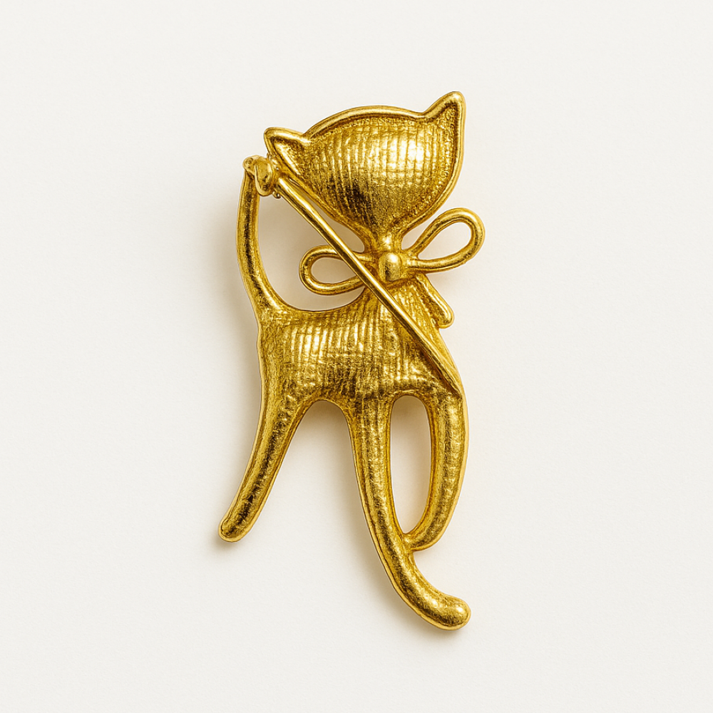 Brooch cat (6926)
