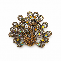 Brooch Peacock (6931)
