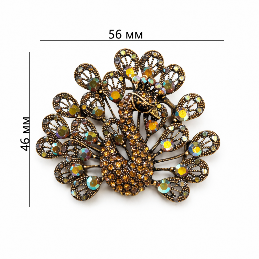 Brooch Peacock (6931)
