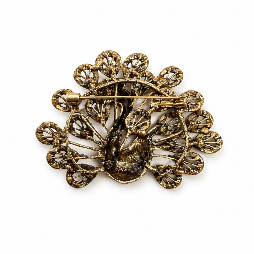 Brooch Peacock (6932)