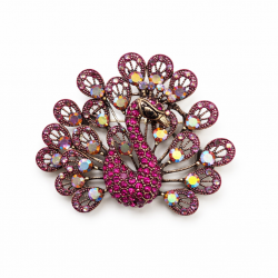 Brooch Peacock (6932)
