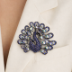 Brooch Peacock (6933)