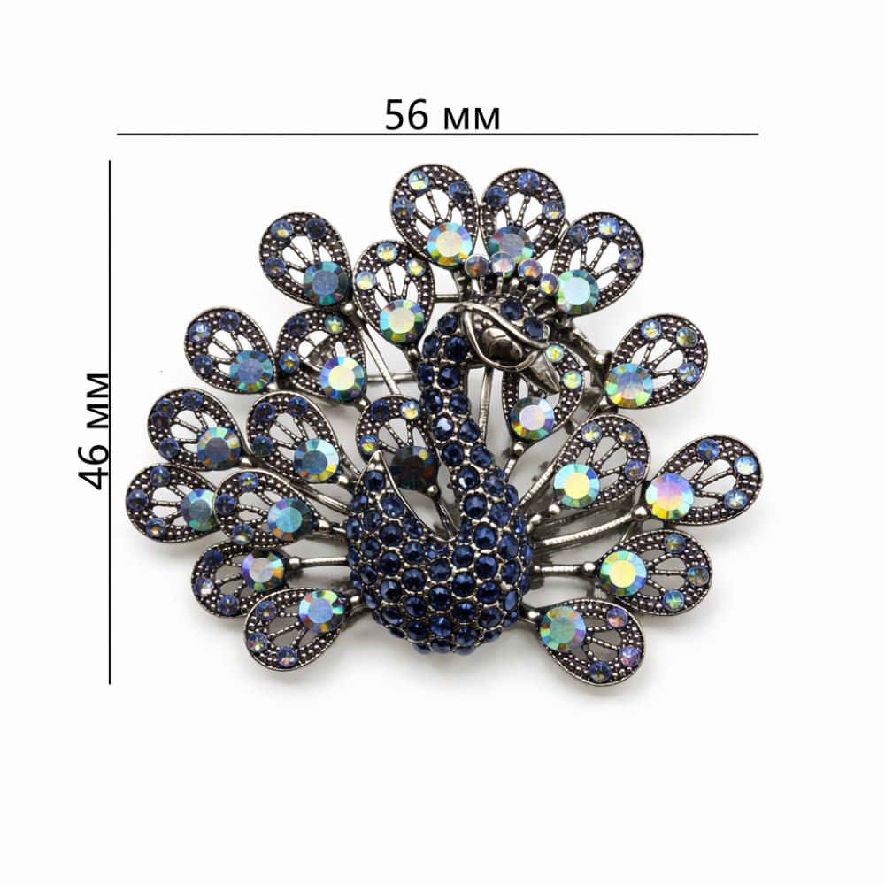 Brooch Peacock (6933)