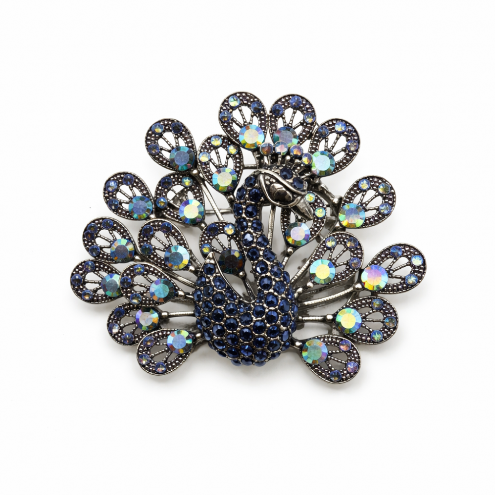 Brooch Peacock (6933)