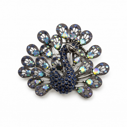 Brooch Peacock (6933)