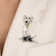 Brooch Cat (6937)