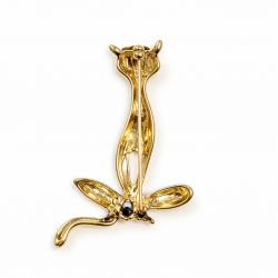 Brooch Cat (6937)