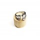 Adjustable ring with zircons Lux (F90L1112) 