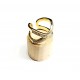 Adjustable ring with zircons Lux (F90L3108) 