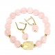 Set Rose quartz/Citrine + gift box (63200)