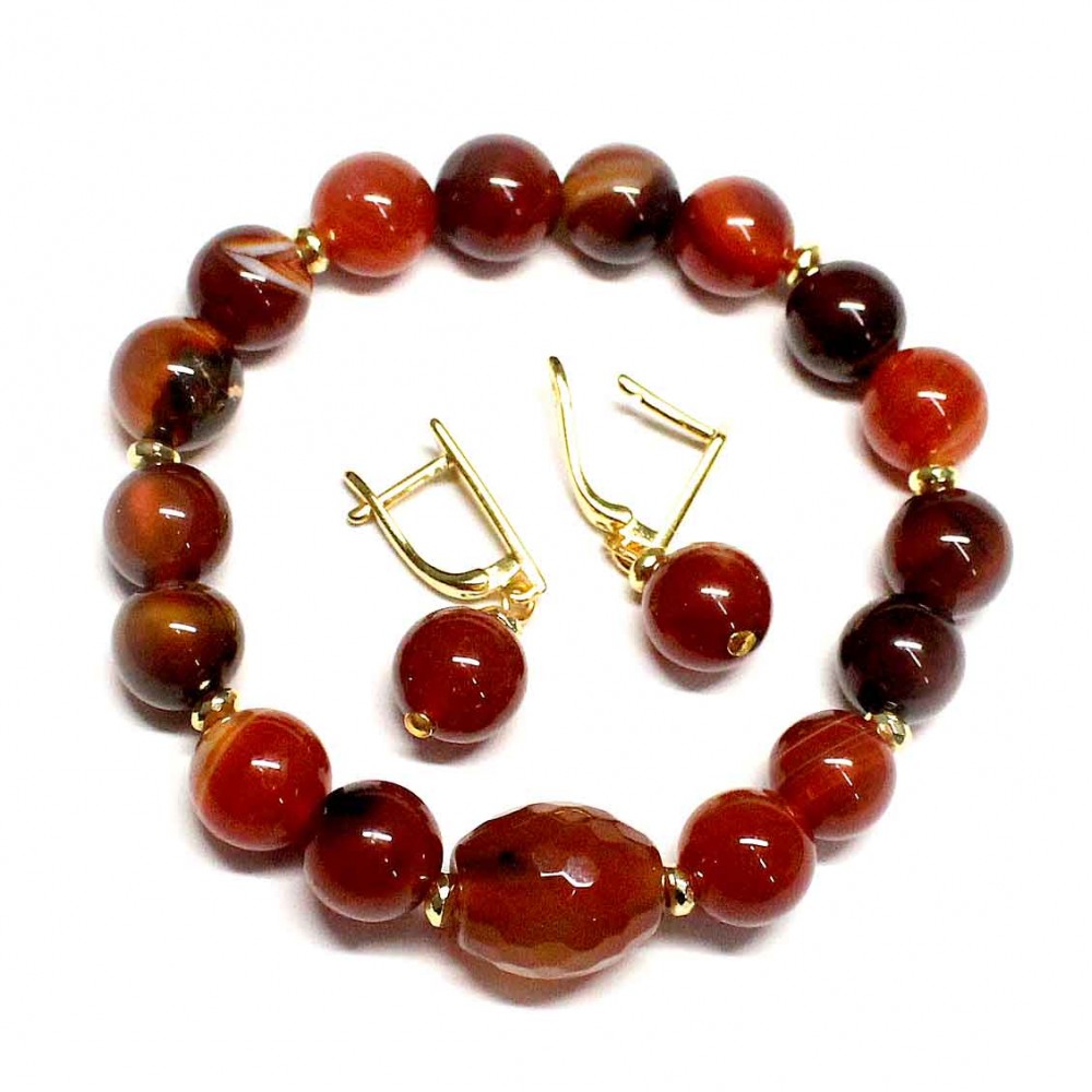 Set Сarnelian + gift box (63300)