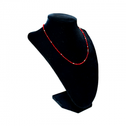 Necklace and bracelet - Spinel/Hematite (0001)