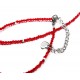 Necklace and bracelet - Spinel/Hematite (0001)