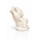 Statuette of marble-Tiger 12x9cm