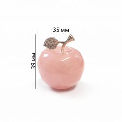 Rose quartz apple 