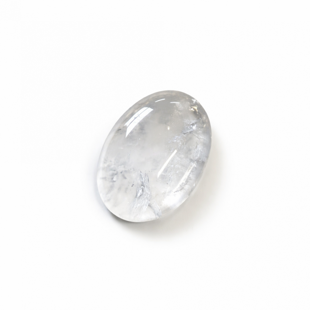 Cabochon - Rock crystal 25 mm x 18 mm