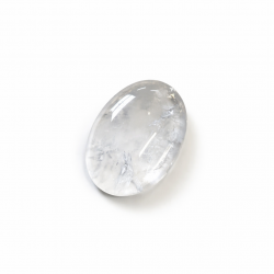 Cabochon - Rock crystal 25 mm x 18 mm