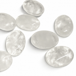 Cabochon - Rock crystal 25 mm x 18 mm