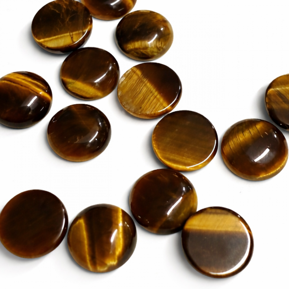 Cabochon - tiger's eye 9 mm