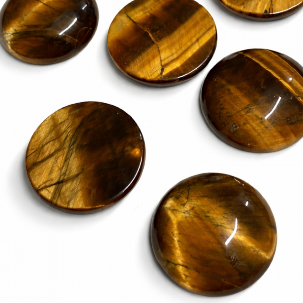 Cabochon - tiger's eye 30 mm