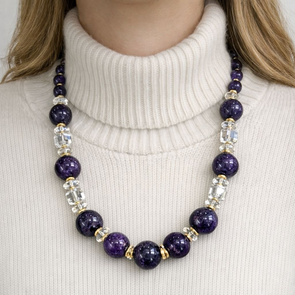 Natural Amethyst Necklace