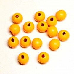 Wood beads 10mm 15 pcs.(W00001)