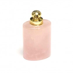 Aroma pendant - Rose Quartz 30х18x13mm (1555)