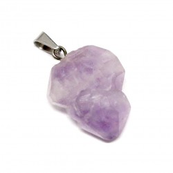 Pendant Amethyst ~25х17mm (80608)