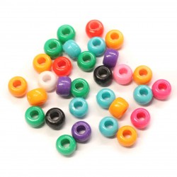 Plastic beads 9x6mm 30pcs.(P01204)