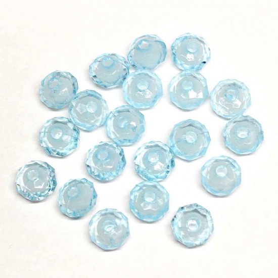 Plastmasas pērles 8x5mm 20.gab.(P01005)
