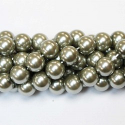Beads-glass with plastic (Electroplating) 10mm (G10006)